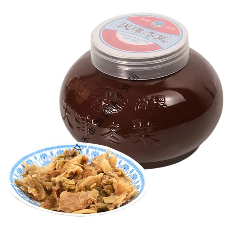 长城牌天津冬菜潮汕砂锅粥配菜馄饨煲汤佐料潮州小咸菜下饭菜罐装 1罐