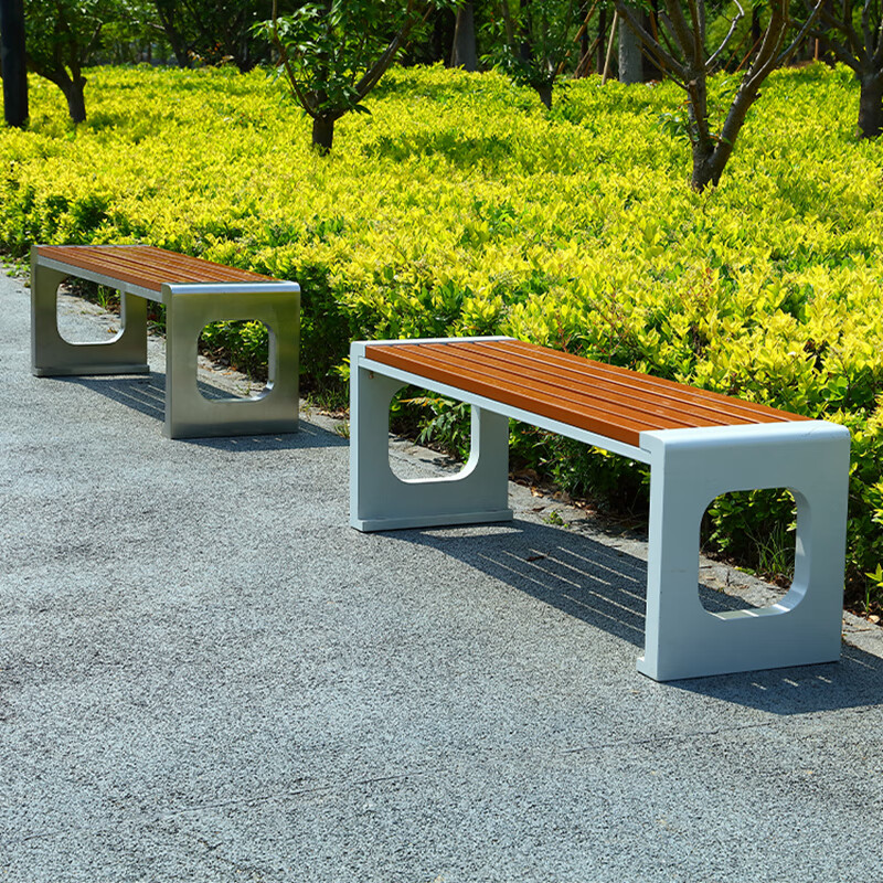 林感 喷塑烤漆 侧方孔 铁艺 公园长条椅 户外长条凳 操场 训练场 休息凳子150*40尺寸高性价比高么？