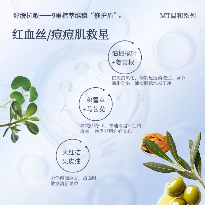 秀丽韩Soorunkor/洗面奶氨基酸深层清洁控油敏感肌适用男女洁面膏120g 御时鎏金洁面膏