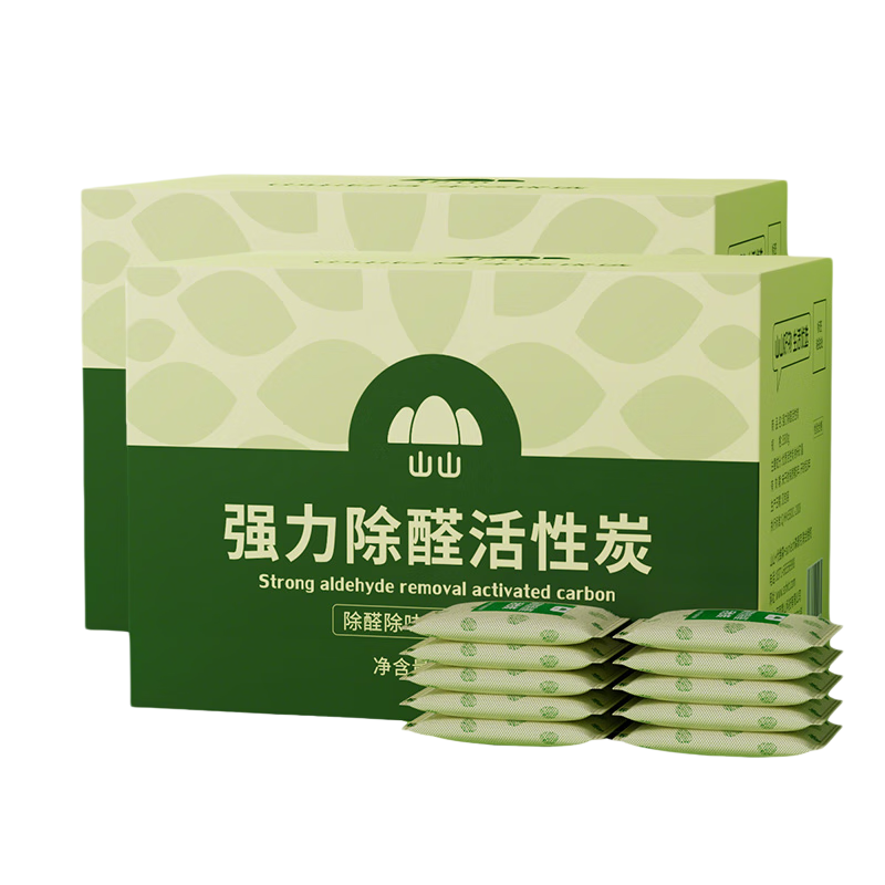 山山活性炭除甲醛炭包14kg除异味装修新房急住新车除味炭包光触媒防潮72.9元