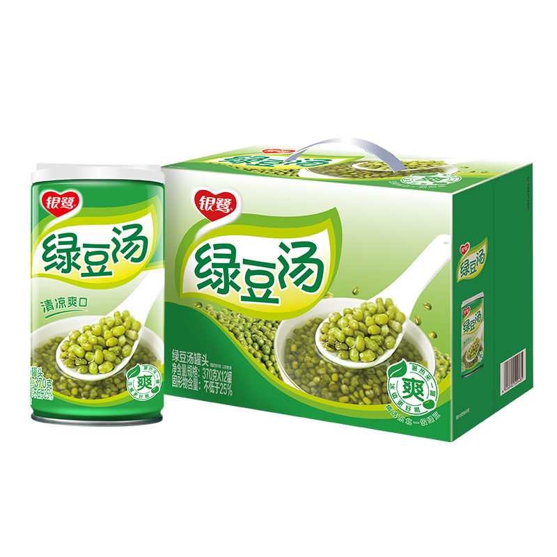 銀鷺綠豆湯370g*12罐 整箱粥禮盒裝 