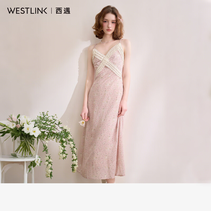 ������ɫ�黨��������ȹŮ2025�괺���¿�����v��������ȹ ��ɫ ��SԤ��15�죩 L (165)