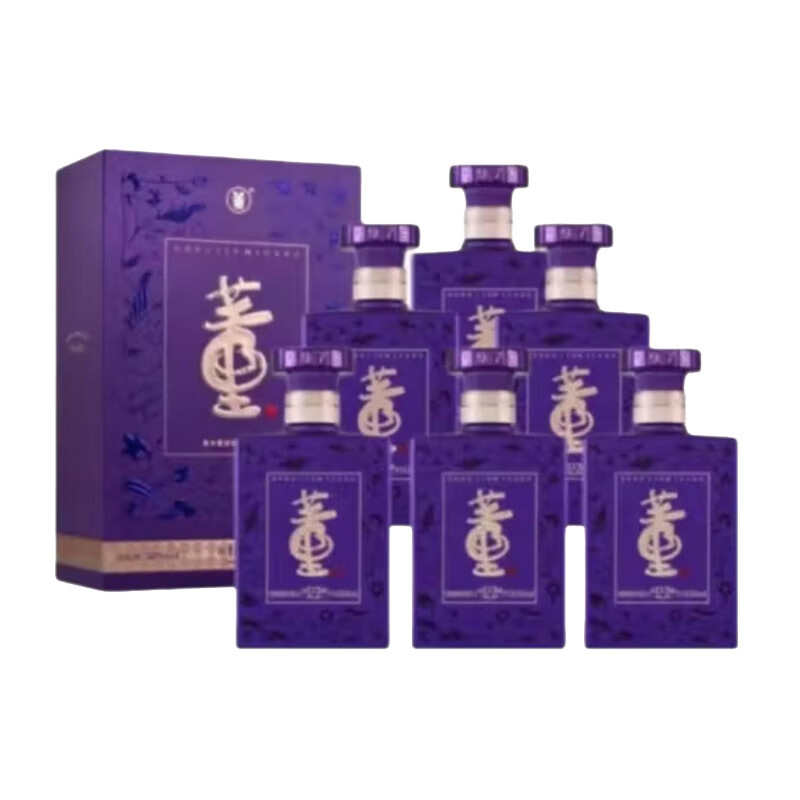 董酒 密藏 D3 董浓兼香型白酒 50度 500ml*6瓶 整箱装