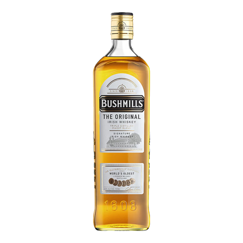 Bushmills��ʲ�׶���һ��ѿ�����ʿ�ɰ������ڰױ갮�����������whiskey �ױ꾭�������ʿ��700ml