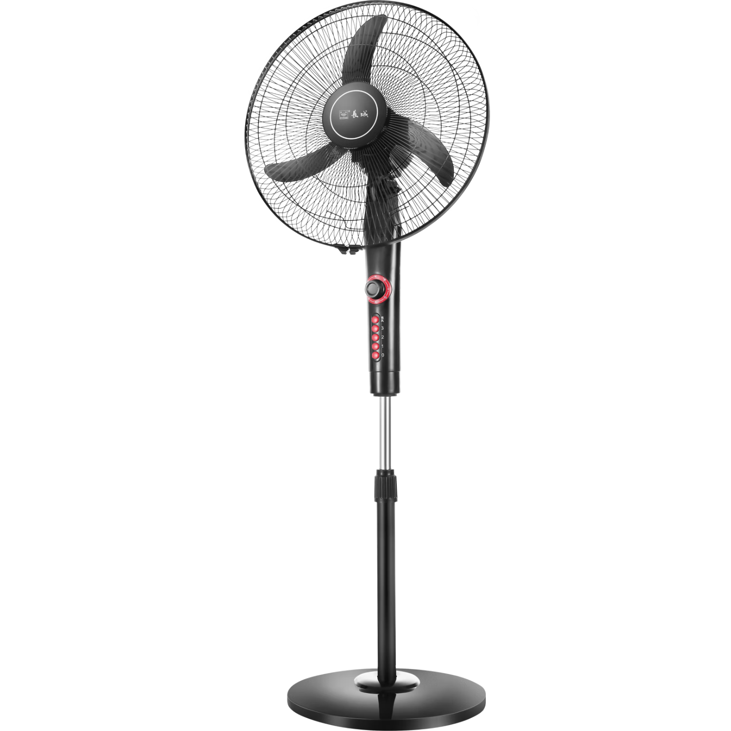 长城电风扇落地扇家用风扇立式大风力客厅宿舍五叶扇轻音节能劲风远距电扇 18寸牛角叶落地扇（塑叶FS一45（302）ll）