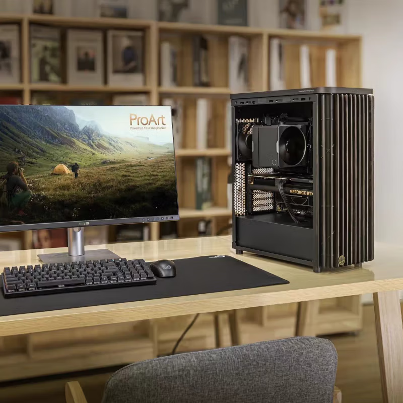 华硕（ASUS）ProArt创艺国度PA401 9800X3D/X870 RTX5080 AI设计电脑主机 32GB 2TB 配置十二