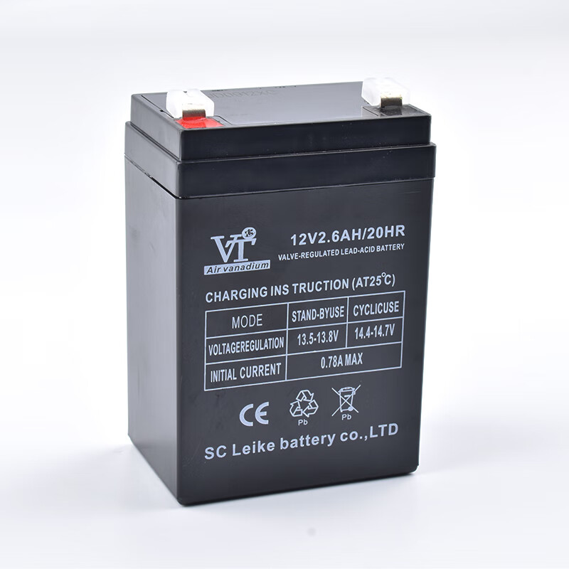 值班室机房电源应急电源电梯无线对讲专用 UPS12V无线应急电源 12V2.6AH单独蓄电池