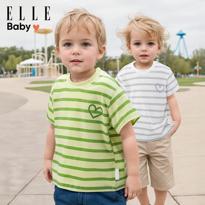 ELLE BABY��ͯT��������͸�����д�ͯ��װT���������� ��ɫ���� 125�� ��ɫ���� 90 ��