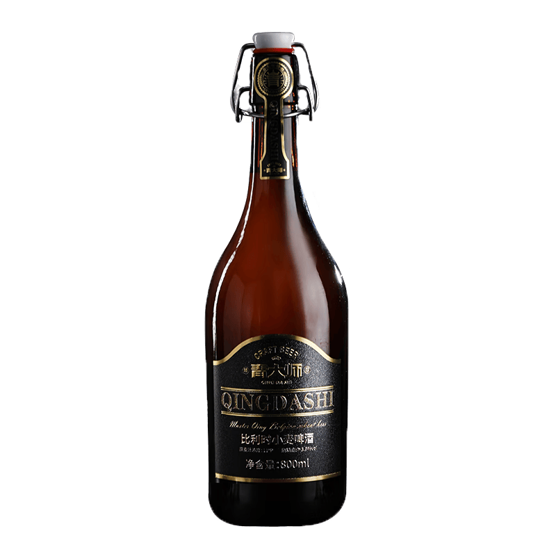 青大师精酿原浆啤酒比利时小麦啤酒摇摆盖国产高端整箱800ml*6瓶