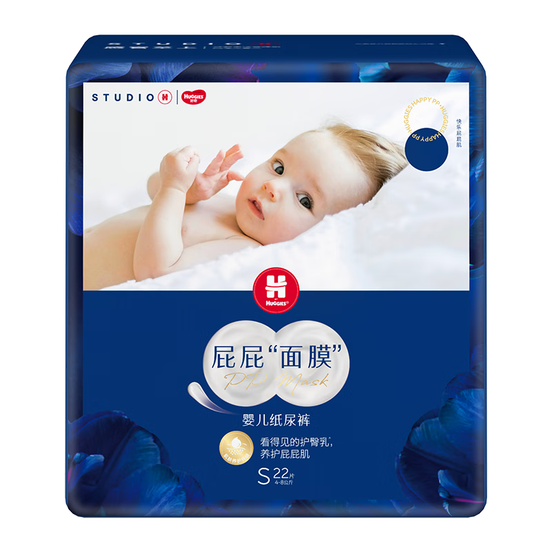 ���� Huggies ƨƨ��Ĥֽ��� miniװ S22 4-8kg ���ν��� 34.9Ԫ