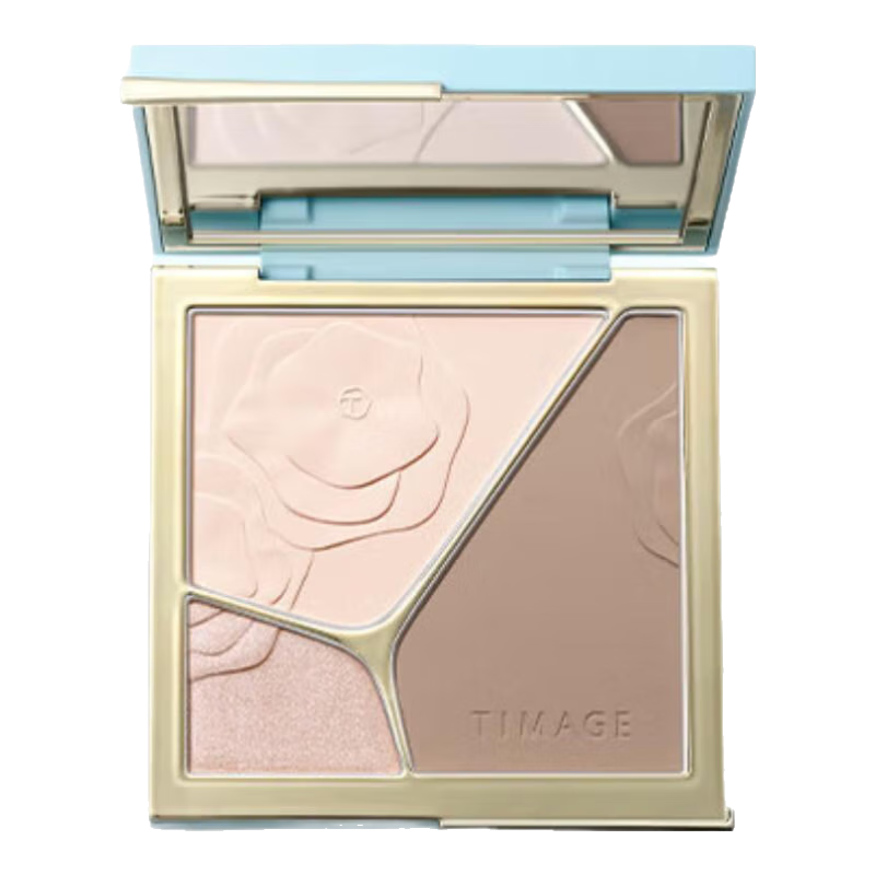 彩棠高光修容盘3.0粉饼三色一体提亮脸部轮廓A01日影柔女神节礼物女友