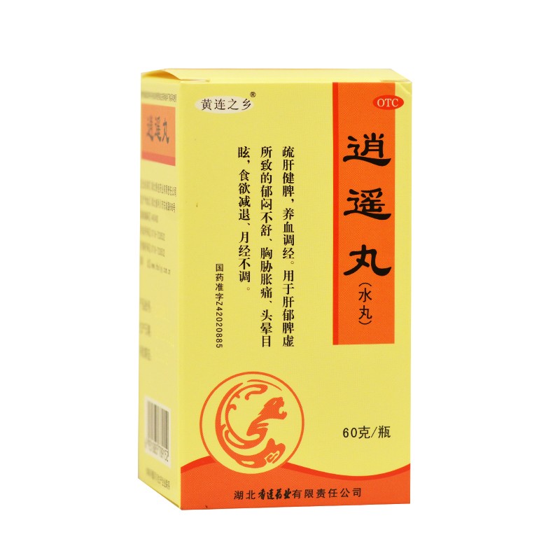 黄连之乡 逍遥丸60g/瓶 1盒装
