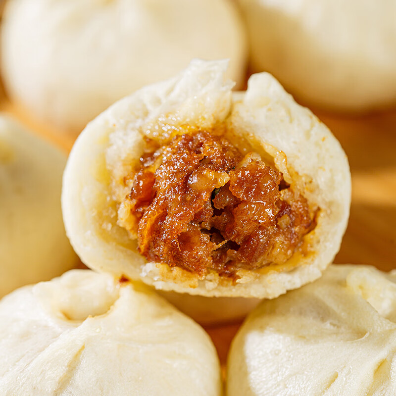 舒味思小笼包半成品嵊州风味速冻早餐老面速食馒头鲜肉包子儿童早点食品 【50个】鲜肉小笼包125g*10包