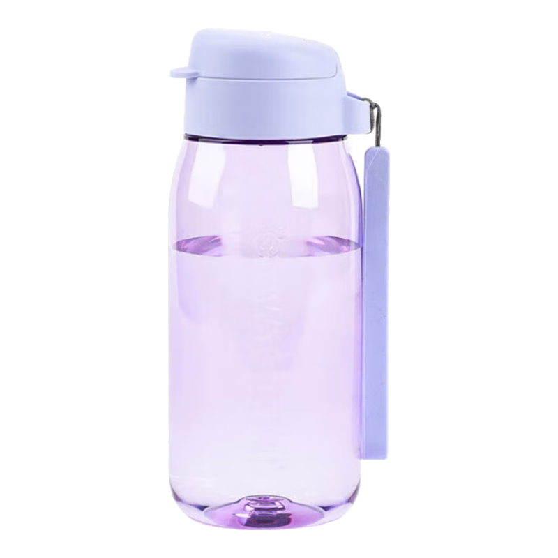 特百惠(Tupperware)樂趣550ML塑料杯男女學(xué)生便攜運(yùn)動(dòng)健身喝水杯子大容量夏季隨手杯 冰沙紫550ml