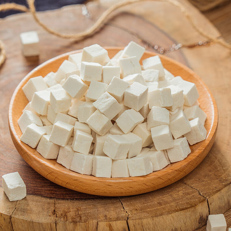 同仁堂（TRT）云南白茯苓野生茯苓无硫伏苓块泡水 茯苓中心块500克