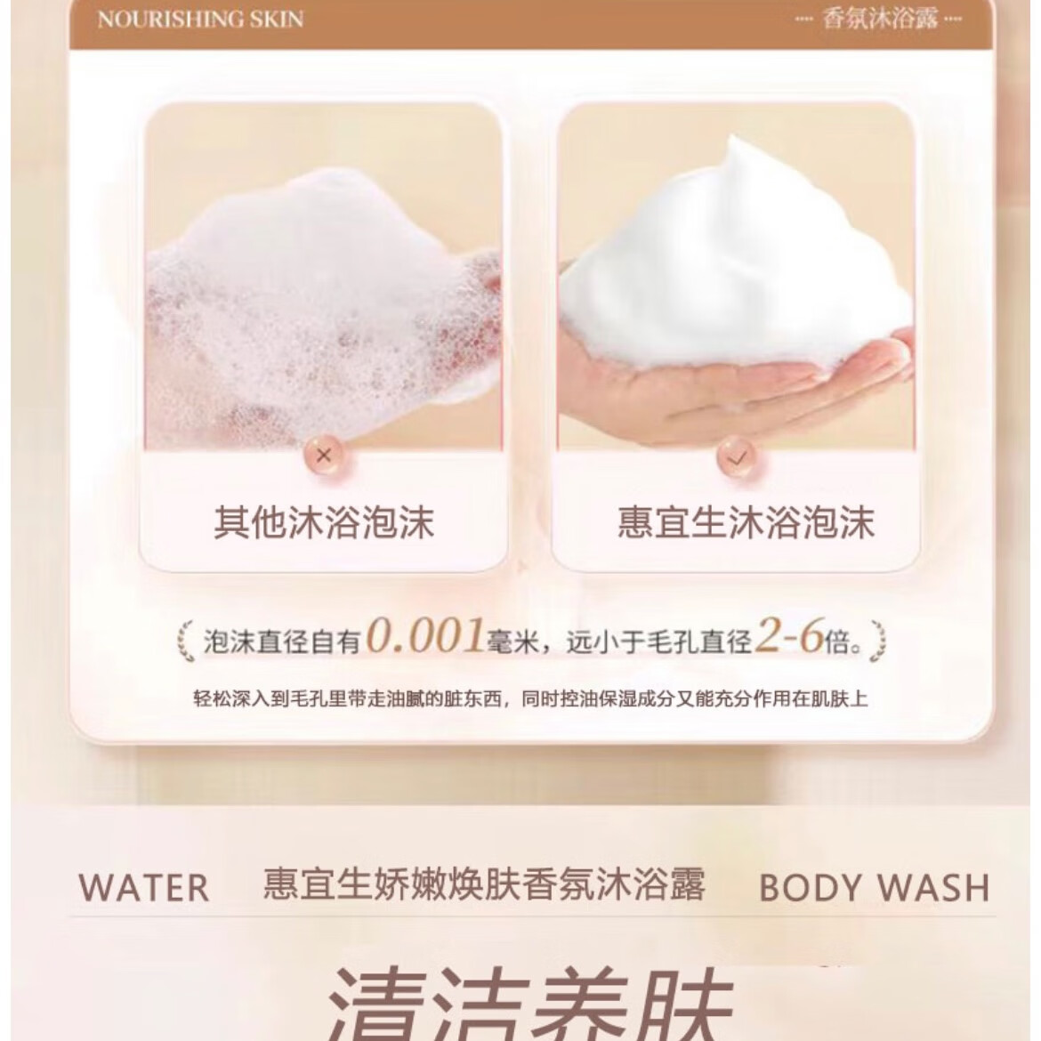 惠宜生惠宜生娇嫩焕肤香氛沐浴露 惠宜生娇嫩换肤香氛沐浴露1瓶