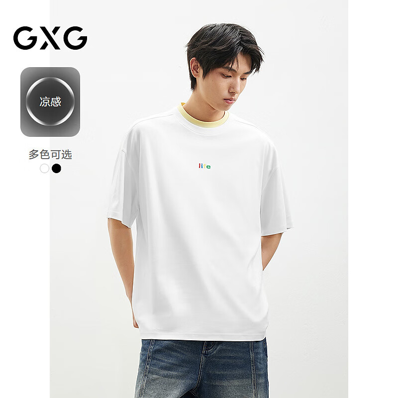 GXG��װ2025������ƷGXG��ʿ���侭��Բ�����д��崿����ʿ���� ��ɫ L