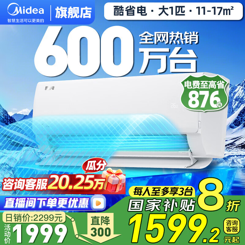 Midea/���� �ڹ�ʽ�յ�  ��һ����Ч����� ��1ƥ KFR-26GW/N8KS1-1 