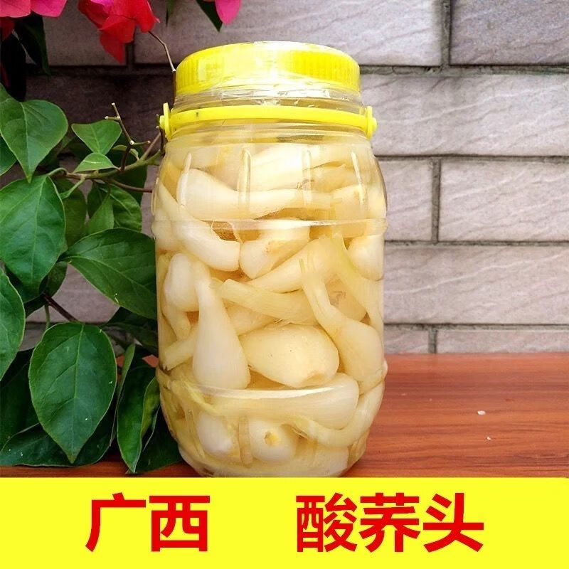 广西酸荞头:610克一瓶装