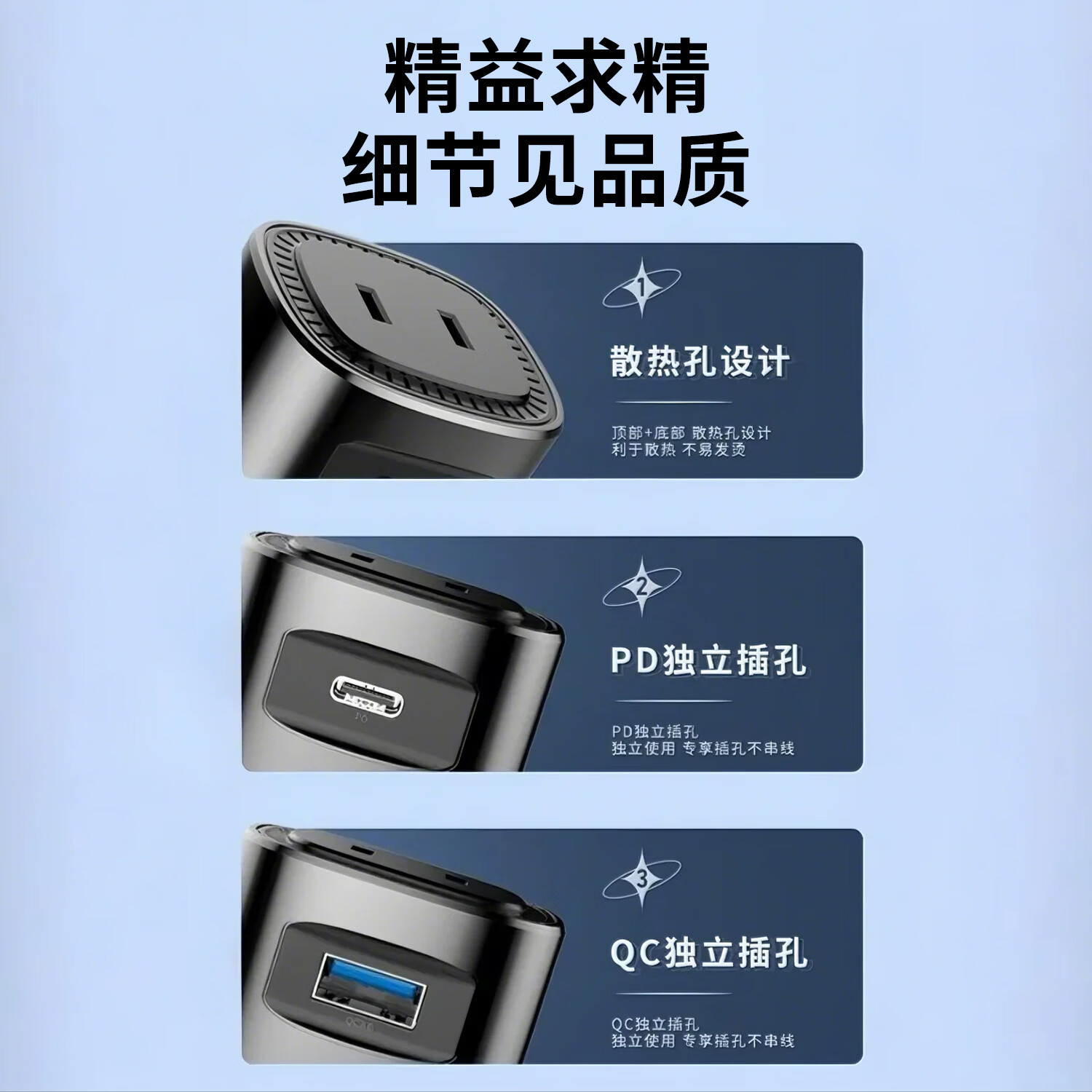 胜之星车载充电器逆变器12v24v汽车点烟器转换头220v电源快充插座 12V新款【PD+QC3.0+220V插座】 2025新款逆变插座