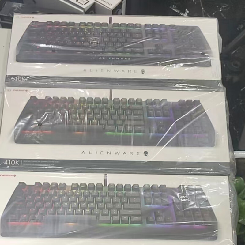 外星人（Alienware）键盘AW410K AW510K 920K游戏机械键盘 茶轴 红轴 510K红轴 白