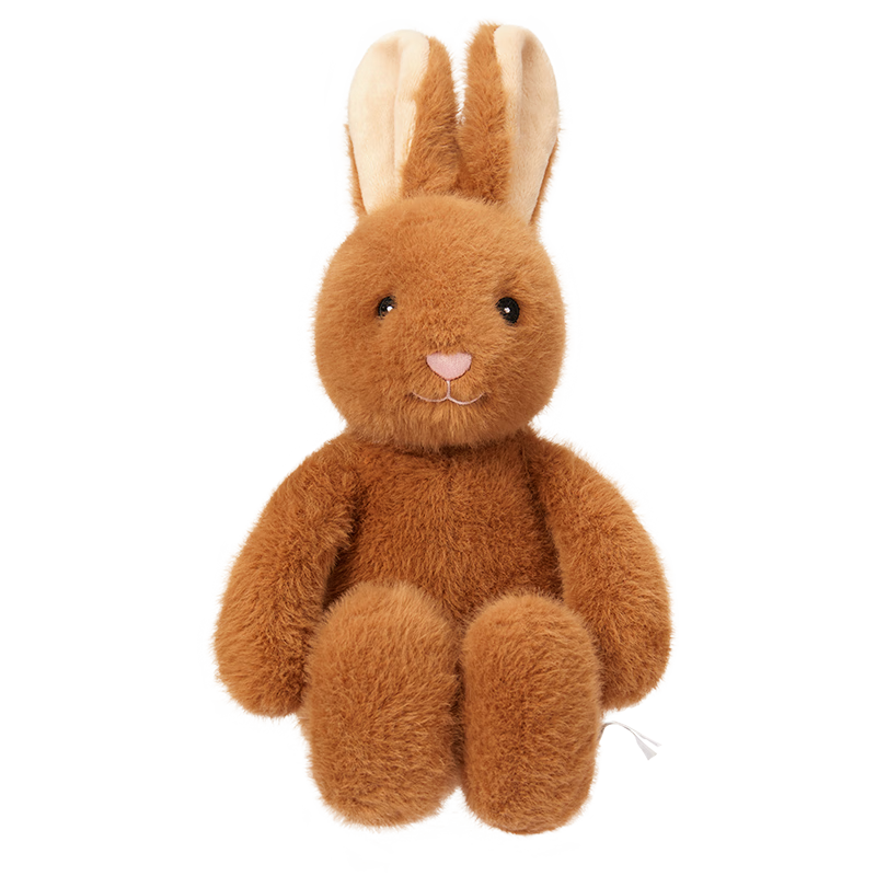 名创优品 MINISO 立耳坐姿小兔毛绒公仔儿童玩具玩偶抱枕娃送女友生日礼物棕色 19.95元