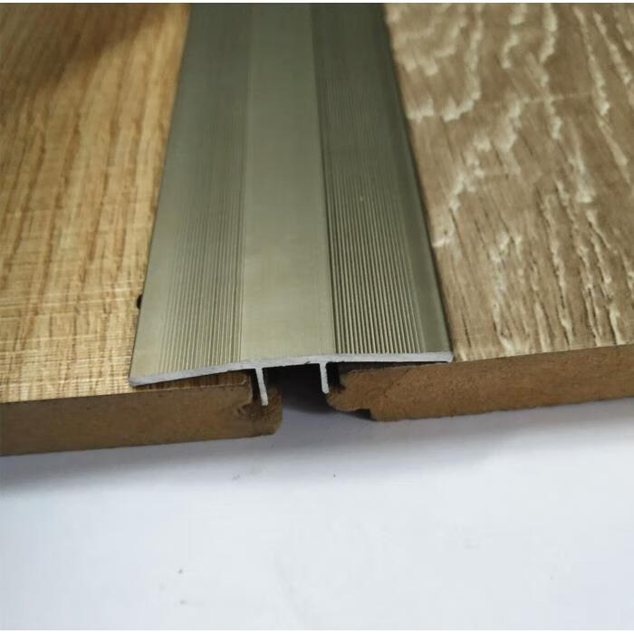 大自然(Nature)加厚地板專(zhuān)用扣條地板壓條大自然木地板收邊條T型收口條 4.5香檳色大平扣0.9米不帶底座