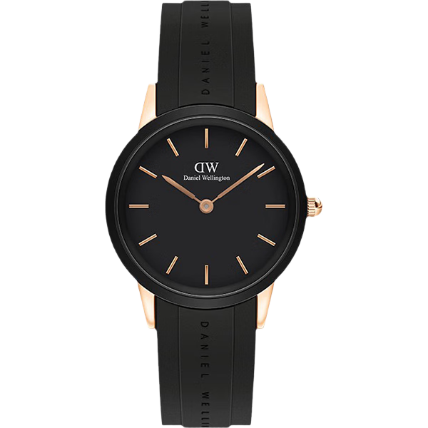 丹尼爾惠靈頓（DanielWellington）DW小黑膠手表全新橡膠帶32mm情侶女表520禮物DW00100413