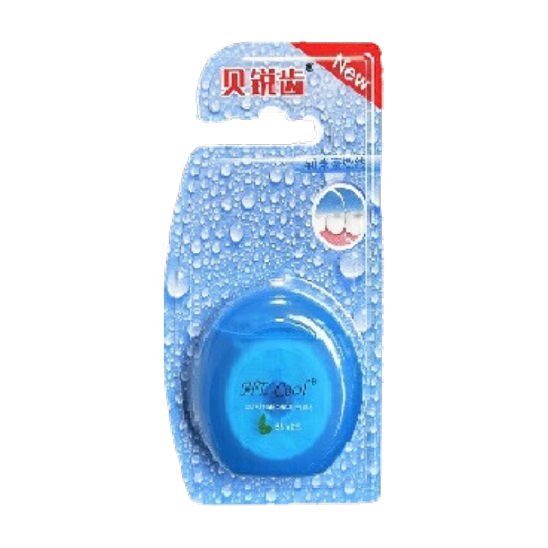 丰禾贝锐齿蓬松牙线40m*6盒 膨胀型绵护龈薄荷去牙渍去牙垢便携齿缝 贝锐齿蓬松牙线40m*6盒