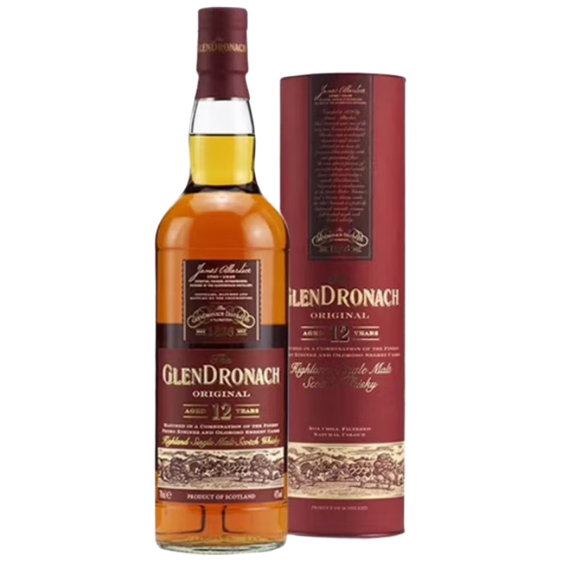 �������ɣ�GLENDRONACH��12��ԭ��  �ո��� ��һ��ѿ��ʿ�� ��� 700ml 