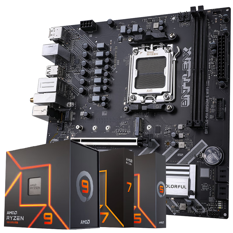 �߲ʺ� B850M-E WIFI ս�� ���� �� AMD R7 9700X ɢƬ 2179Ԫ