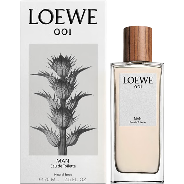 LOEWE罗意威事后清晨001男士淡香水75ml 木质香调 父亲节礼物618自营