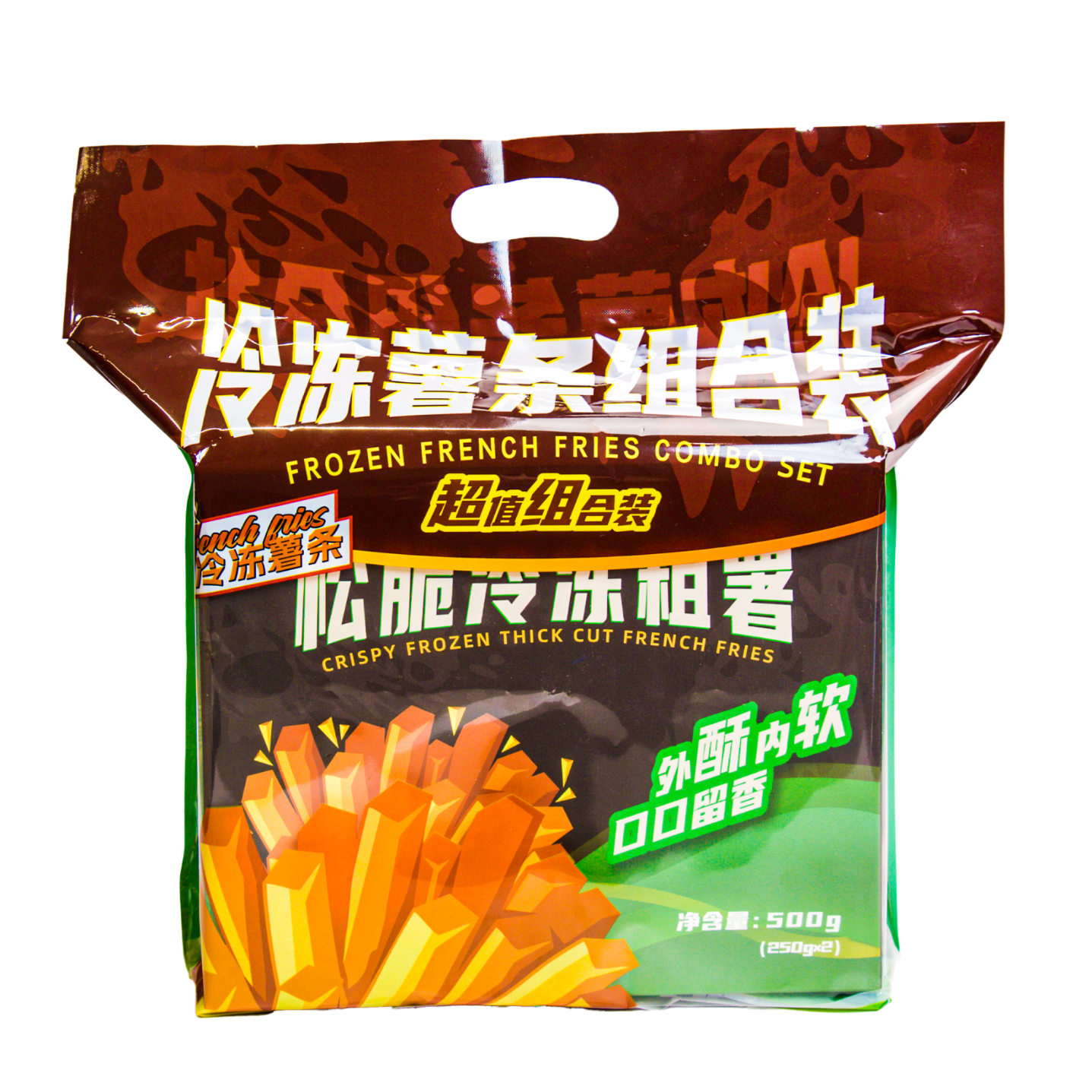 密薯奇谭 密 MIXIUKITANG薯条组合1500g(细薯*1+粗薯*1+松脆*1)预制菜速冻菜肴裹粉半成品