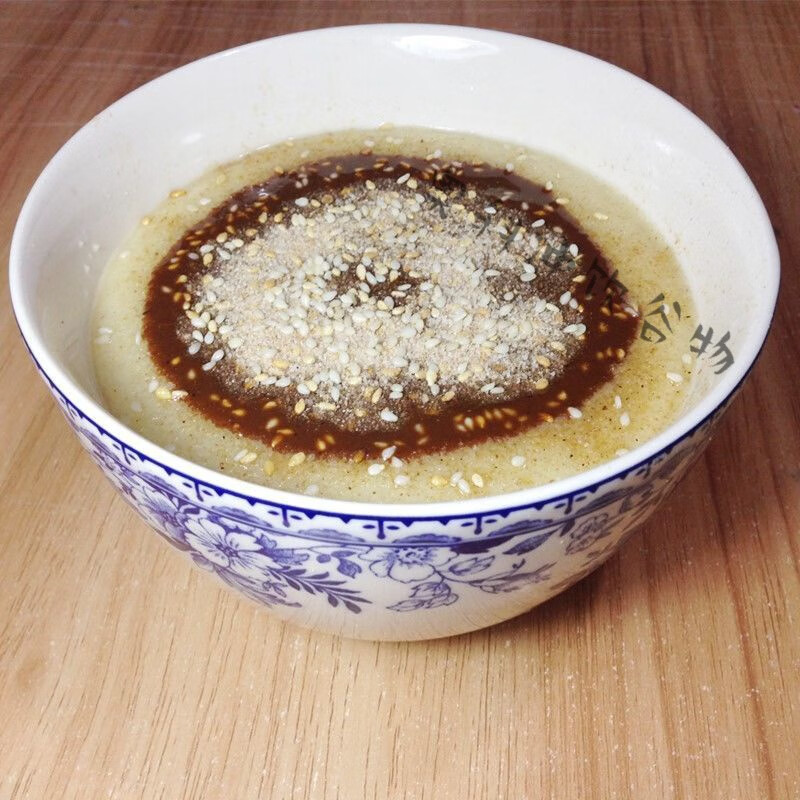 紅允北京面茶老北京小吃十三絕傳統(tǒng)麻醬面茶咸口食品新 面茶3份配麻醬 面茶3份配麻醬芝麻鹽包*1袋
