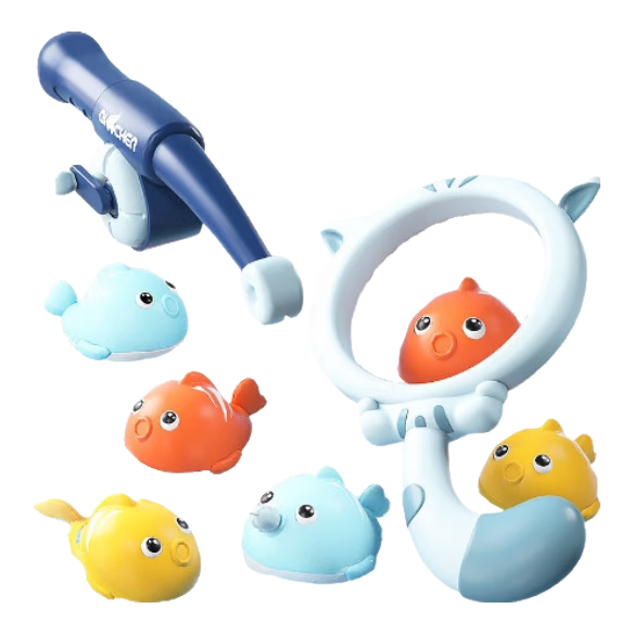 媽寶孖寶兒童釣魚竿玩具寶寶戲水玩水洗澡益智男女小孩1-3歲2025生日禮物