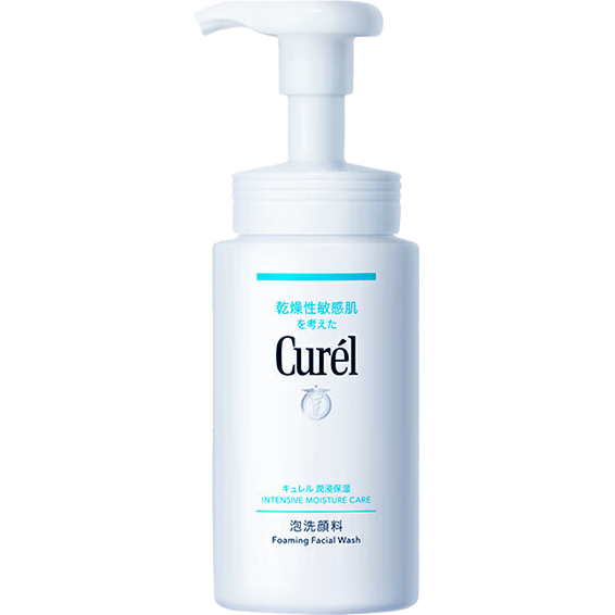 Curel/珂润 保湿洁颜泡沫150ml 氨基酸洗面奶 敏感肌适用 已售5万+