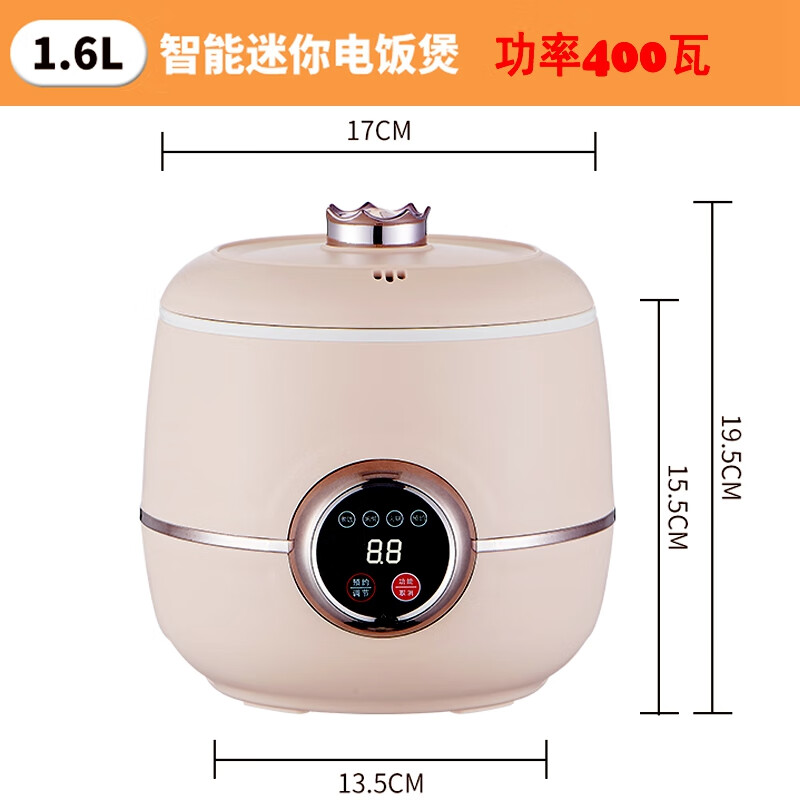 YRYE110v小家电厨房家用电压小型电饭煲迷你宿舍火锅煮粥电饭锅1-2人 110v    电饭煲 400瓦 1.6L