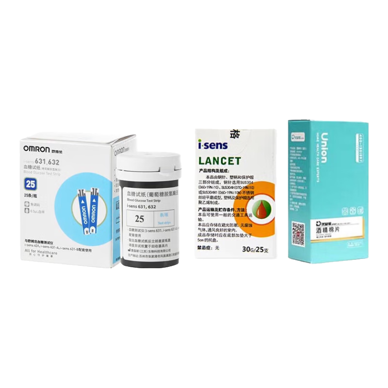 ŷķ��631Ѫ����ֽ ������i-sens631/631-A/631-B/632Ѫ�Ǽ������ 50Ѫ����ֽ+50��+50��Ƭ