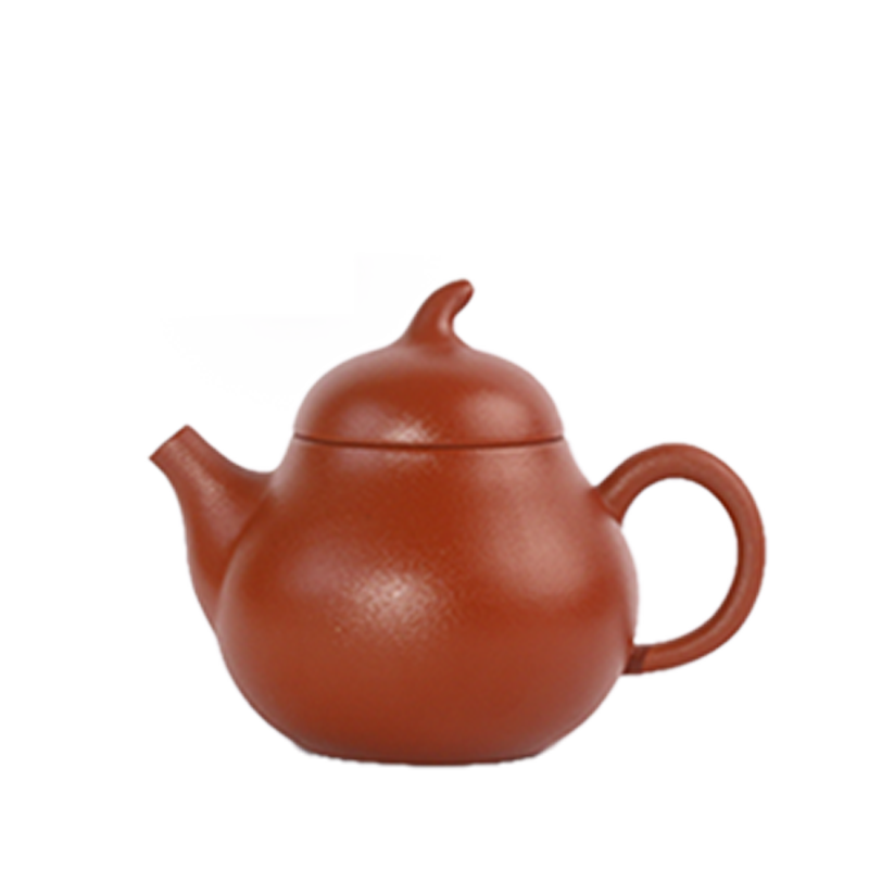 匯儒堂正宗純手工紫砂壺茶杯仿古壺泡茶壺 小茄瓜壺 125ml