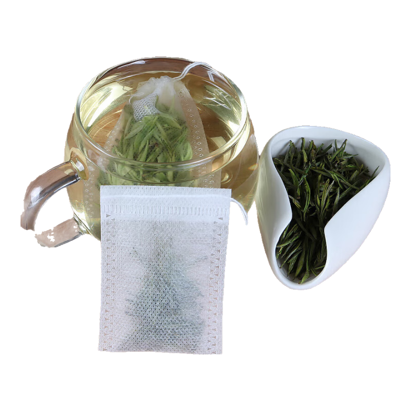若臨無(wú)紡布煲湯袋料包袋煎藥袋調(diào)料包中藥袋過濾袋茶包袋泡茶袋一次性 100個(gè)5.5*7cm