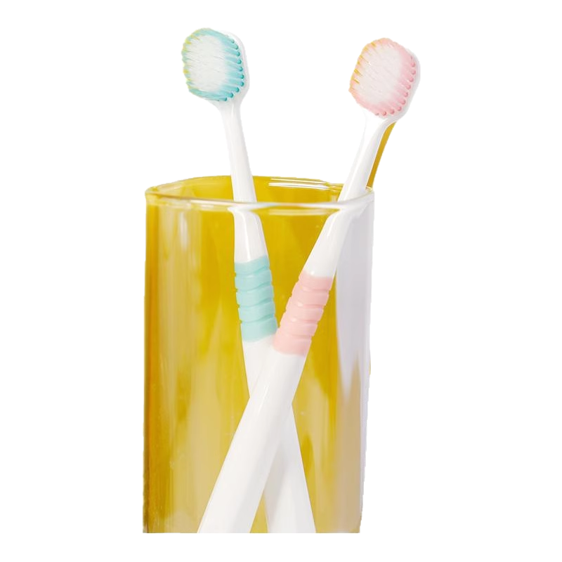 凌伢医牙科医用毛刷牙刷口腔清洗专用男女牙齿护理清洁神器家庭装 【医用牙刷+家庭版10支装+一类医疗器械】 超值5支家用装