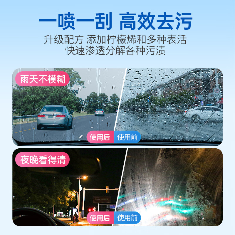 固特威玻璃水-15/-25度汽车去油膜雨刮水强力去污虫胶鸟粪通用南极一号 0℃玻璃水1.3L*2瓶