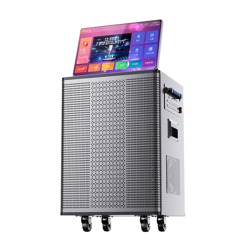 新科GB-55 廣場(chǎng)舞音響帶顯示屏視頻k歌點(diǎn)歌機(jī)一體機(jī)家用卡拉ok家庭ktv音響套裝戶(hù)外唱歌智能音箱