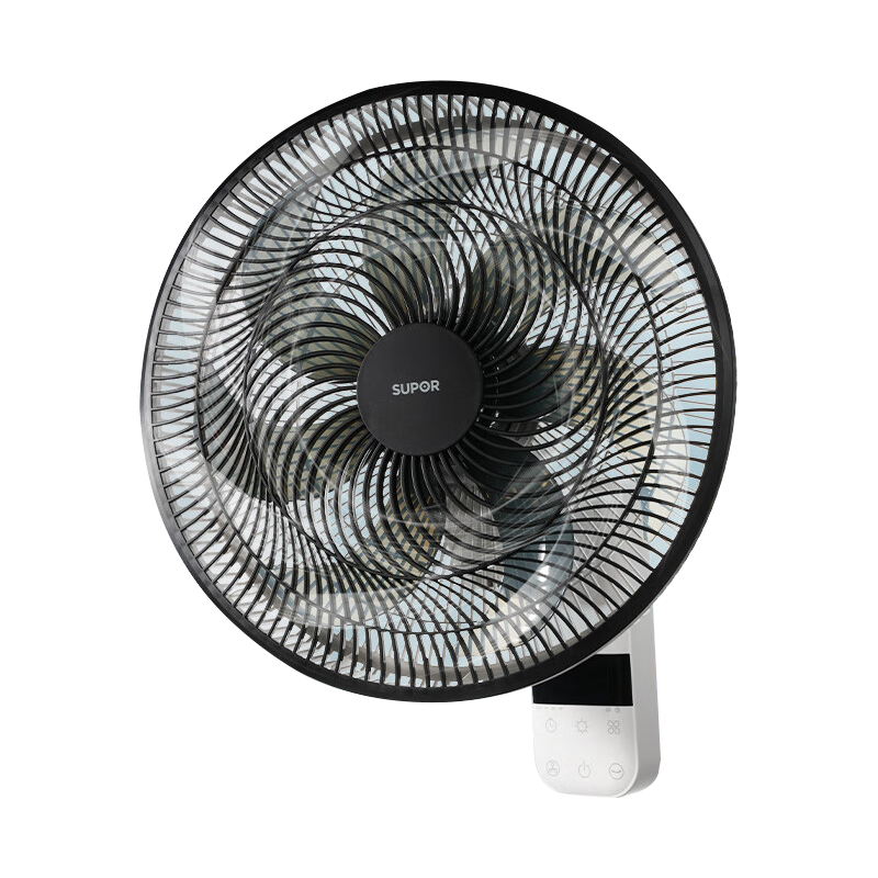 蘇泊爾（SUPOR）【遙控+觸控+定時】壁扇 掛壁電風(fēng)扇家用七葉風(fēng)扇食堂餐廳商用電扇搖頭工業(yè)壁掛式工程扇FP35-18AR