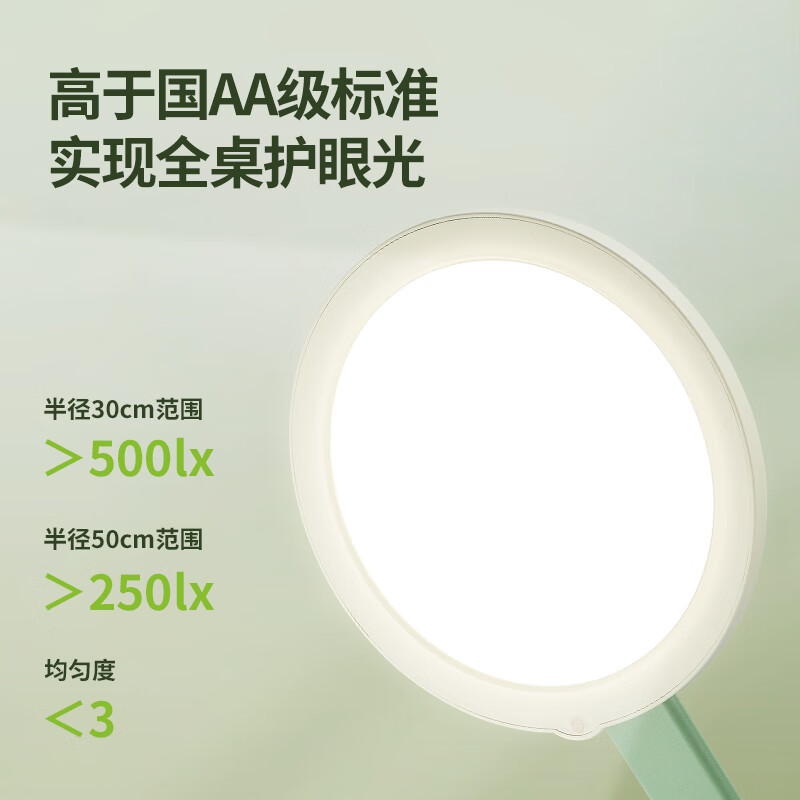 三雄极光护眼台灯LED书桌学生学习宿舍卧室儿童防蓝光台灯 【国AA级护眼Ra95】 16W 智晓