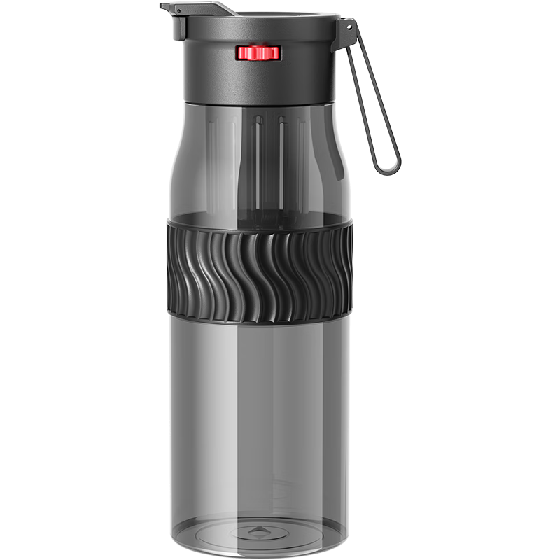 PAKCHOICE磁弹泡茶杯茶水分离泡茶杯Tritan男士便携车载运动水杯磁吸杯