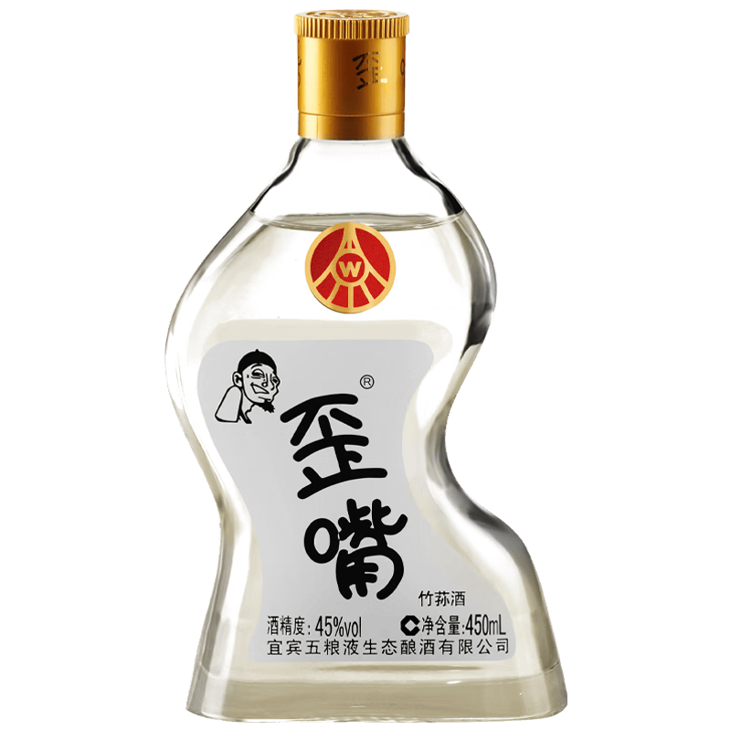 五粮浓香仙林生态歪嘴竹荪酒52度/45度小酒浓香型配制酒露酒口粮酒 45度 450mL 1瓶 歪嘴竹荪酒小酒