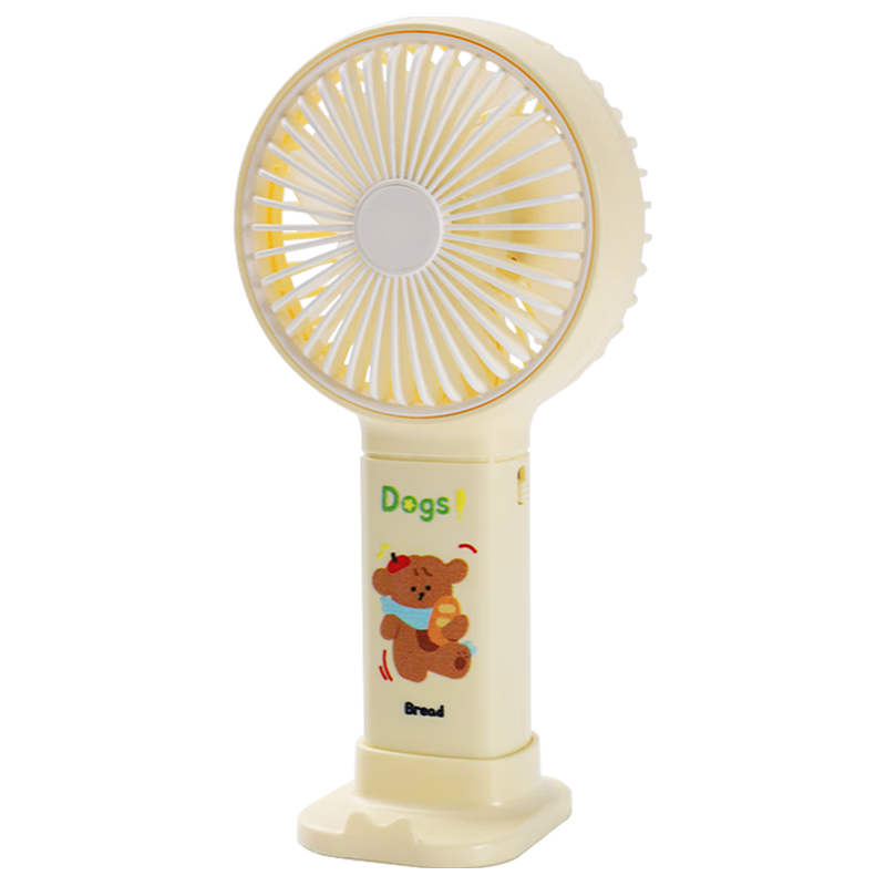 欧利文小风扇桌面家用卧室宿舍床上用学生手持便携小型台式迷你usb充电循环风扇静音制冷风宝