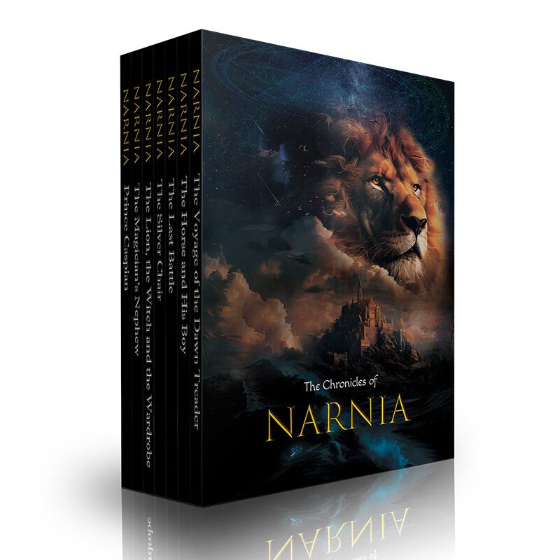 纳尼亚传奇1-7套装 Chronicles of Narnia 青少年奇幻小说  进口原版 英文书
