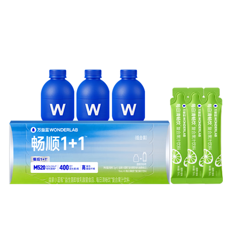 ������WonderLab С��ƿ������4.0 ���˳�θ���� 3ƿ+�峩��3�� 18.91Ԫ